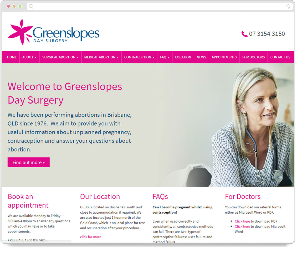 Greenslopes Day Surgery Screenshot